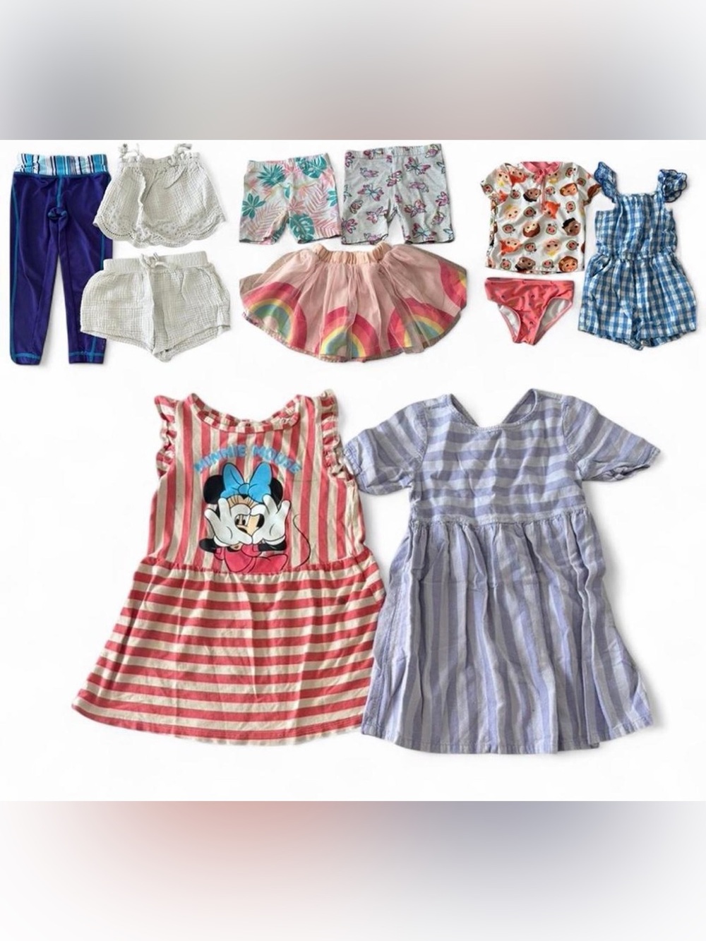 3T Little Girls Summer Lot Dresses Romper Swimsuit Shorts Skirt